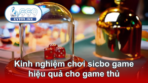Kinh nghiệm chơi sicbo game hiệu quả cho game thủ